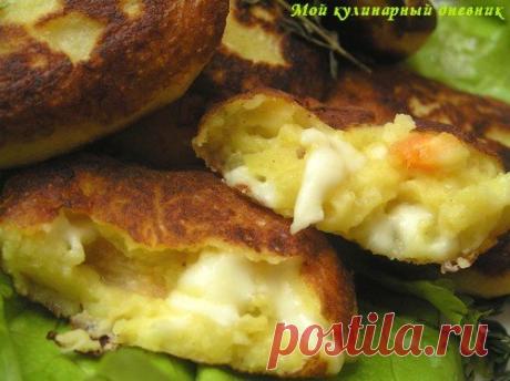 Греческие картофельники с брынзой