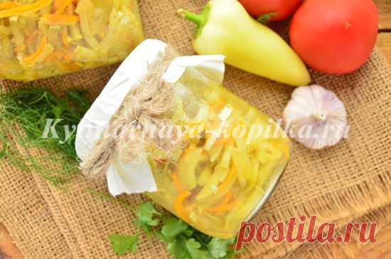 Кабачки по-корейски быстрого приготовления на зиму