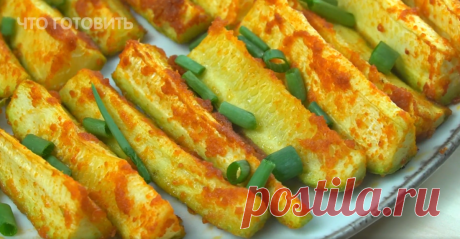 Кабачки по-деревенски. Полезная замена картошке.