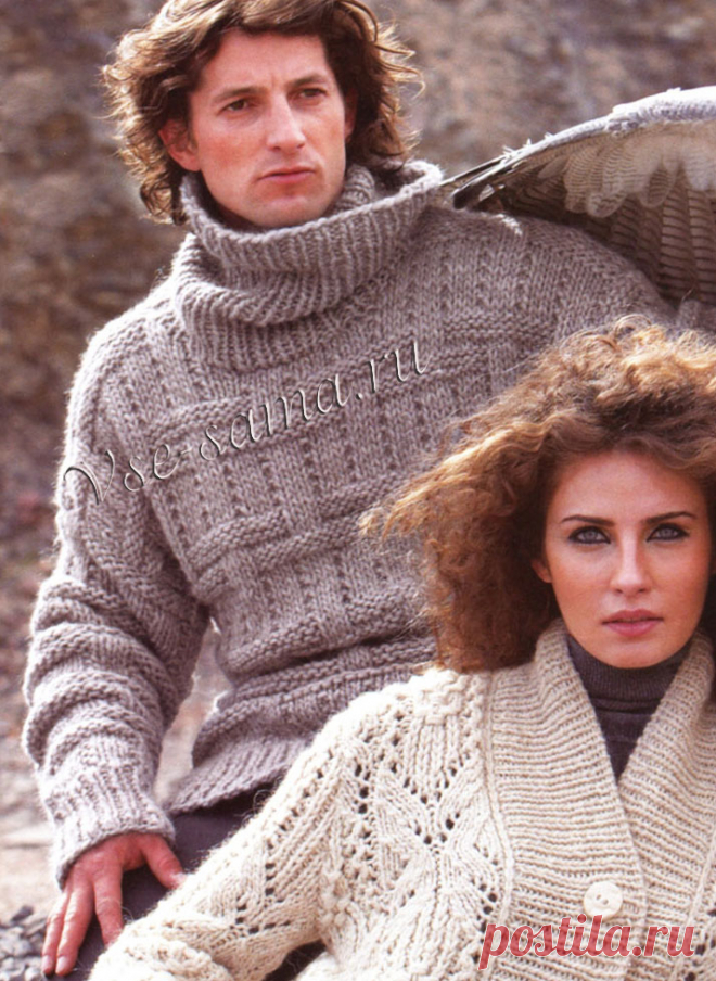 Свитер серенький. Описание, схема и выкройка