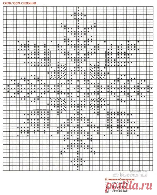 орнамент снежинка спицами схема: 11 тыс изображений найдено в Яндекс.Картинках