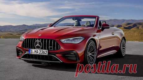 Кабриолет Mercedes-AMG CLE 53 2025 – самая мощная версия CLE с откидным верхом
