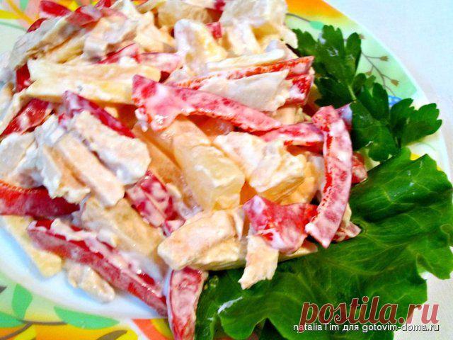 Салат "Наслаждение" • Салаты мясные