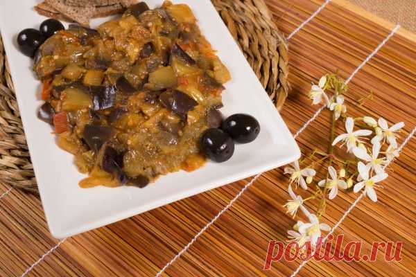 Икра из баклажанов с маслинами | Четыре вкуса