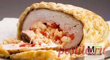 Мясо в слоеной рубашке - кулинарный рецепт. Миллион Меню