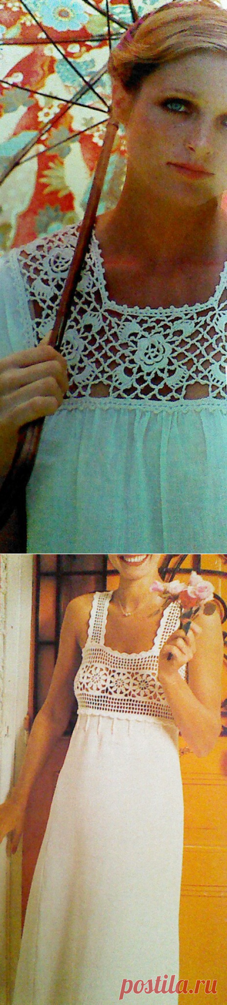 4 FourVintage Crocheted Yoke Pattern от MAMASPATTERNS на Etsy