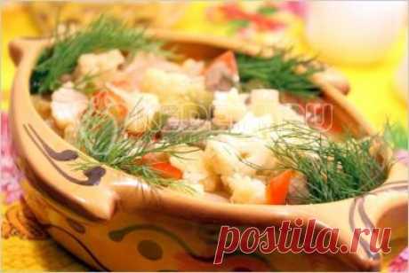 Цветная капуста с говядиной в мультиварке - Вторые блюда. С мясом и субпродуктами