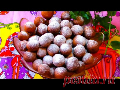 Творожные мини пончики
