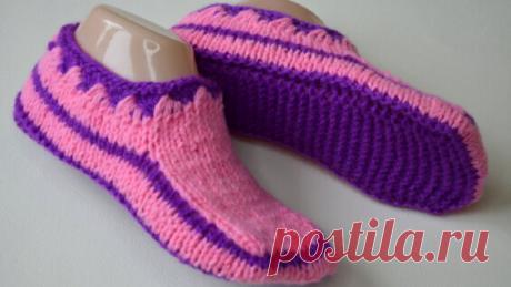 Короткие носки на двух спицах / одним полотном / без шва на подошве - поиск Яндекса по видео