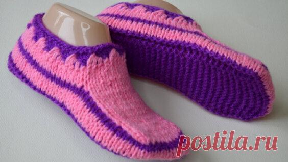 Короткие носки на двух спицах / одним полотном / без шва на подошве - поиск Яндекса по видео