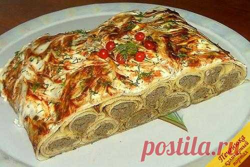 Блинный пирог (рецепт).