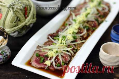 Татаки из говядины | Picantecooking