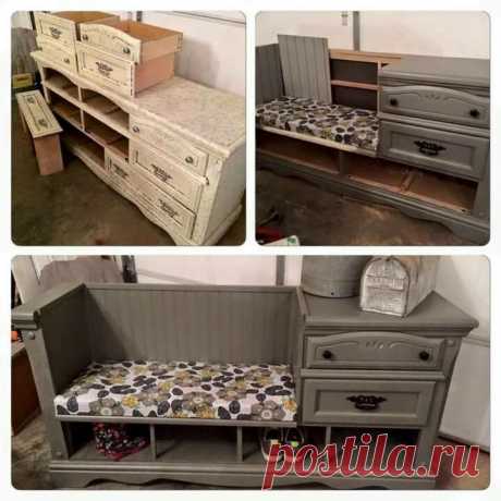 furniture repurposed to a doll house - Google Search