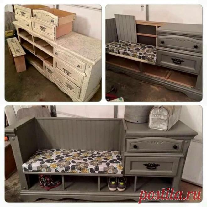 furniture repurposed to a doll house - Google Search