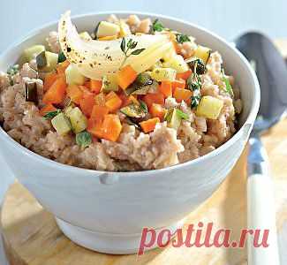 Овсяная каша с овощами и соевым соусом, второе блюдо. Пошаговый рецепт с фото на Gastronom.ru