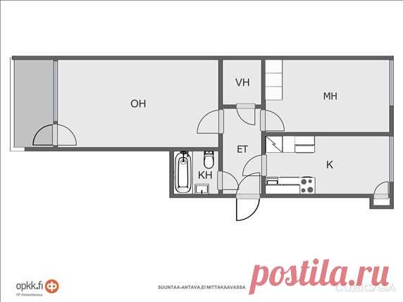 OPKK - Kiinteistönvälitys - Asunto- ja kohdehaku - Asunnot - Jyväskylä Mäki-Matti, Voionmaankatu 15 A, Kerrostalo, 548728