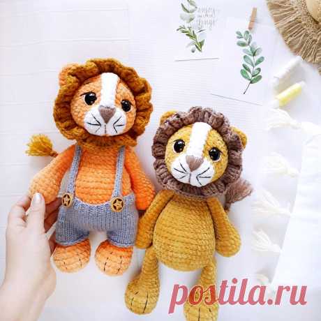 PDF Лёвушка крючком. FREE crochet pattern; Аmigurumi animal patterns. Амигуруми схемы и описания на русском. Вязаные игрушки и поделки своими руками #amimore - плюшевый лев, большой львенок из плюшевой пряжи, котик, кот, кошечка, кошка, котенок.