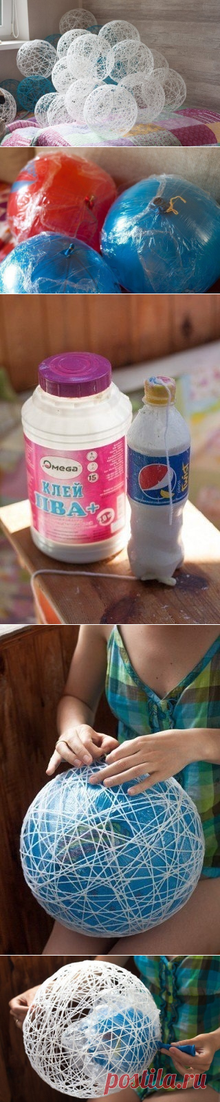 Шары из ниток