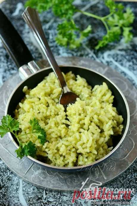 Arroz verde - Зелёный рис - пошаговый рецепт с фото на Готовим дома