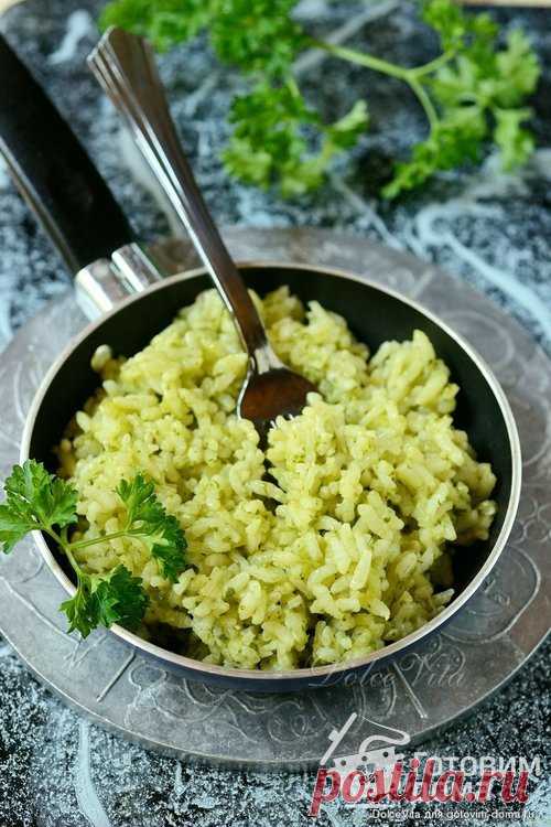 Arroz verde - Зелёный рис - пошаговый рецепт с фото на Готовим дома