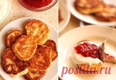 Сырники с яблоком
