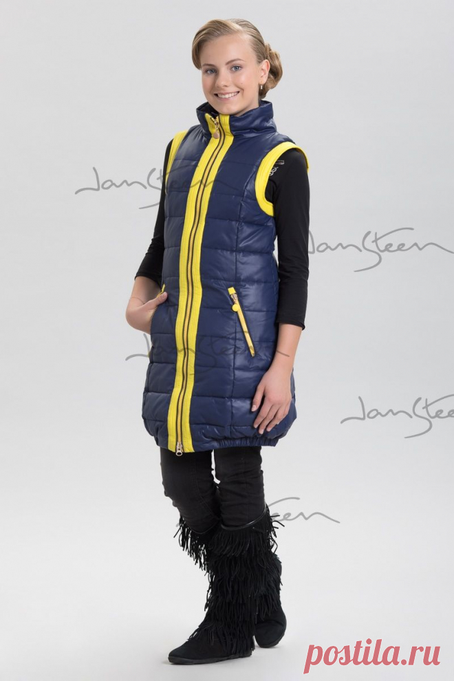 Каталог Пальто для девочек (х/ф) Жан Стин (JanSteen) оптом