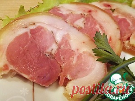 Ветчинный рулет из рульки - кулинарный рецепт - 1
