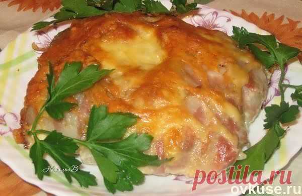 "Грибная картошечка в мясном мешочке" - Простые рецепты Овкусе.ру