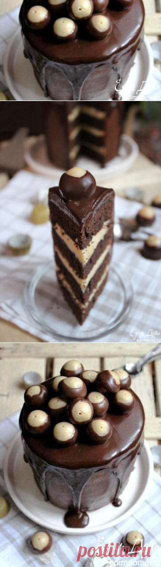 Виски-торт с арахисовым кремом | Кулинарные рецепты от «Едим дома!»