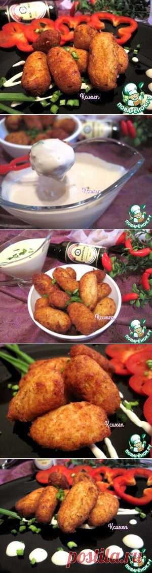 Паштейги из трески с сырным соусом - кулинарный рецепт