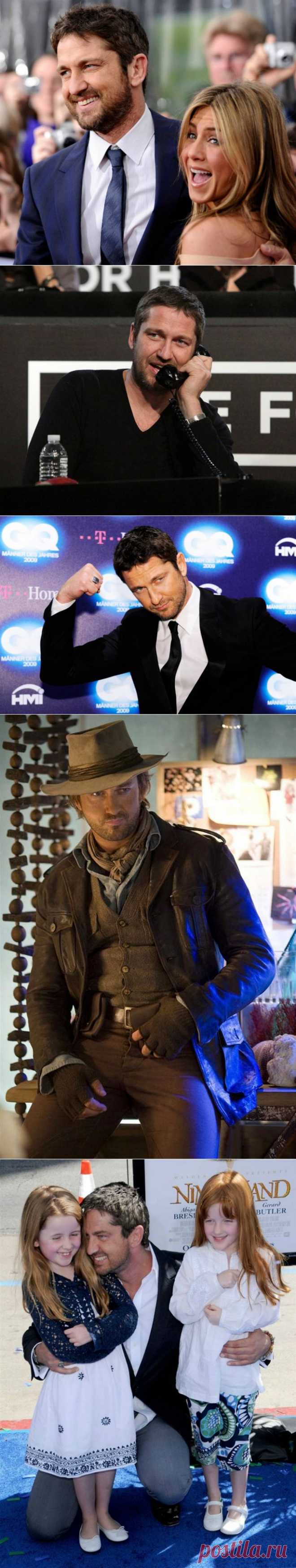 Киноактер Джерард Батлер.“Я был безработным служащим, мое лицо “вырвали” из толпы. Просто повезло.”