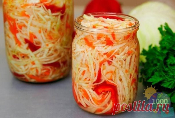 Капустный салат на зиму 