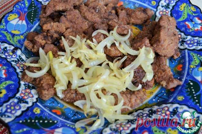 Печень во фритюре Кулинарный рецепт