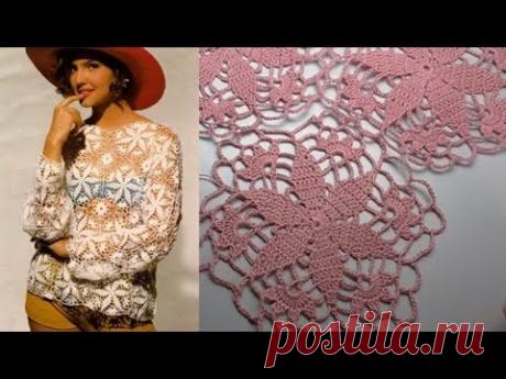 Шестигранник крючком Для ТУНИКИ ПЛАТЬЯ КОФТЫ Часть1