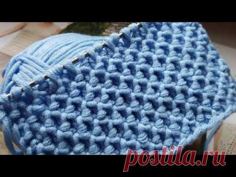 Классный универсальный фоновый узор спицами🧚🏽‍♀️ knitting pattern. - YouTube
