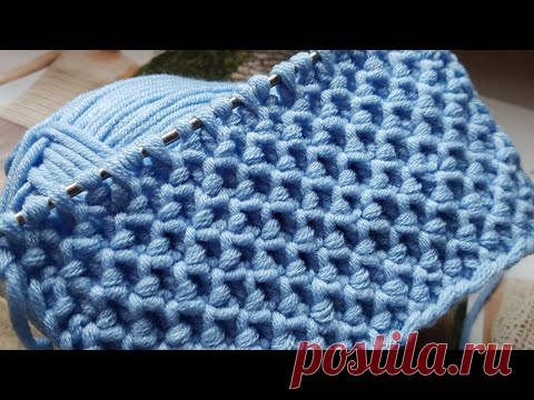 Классный универсальный фоновый узор спицами🧚🏽‍♀️ knitting pattern. - YouTube