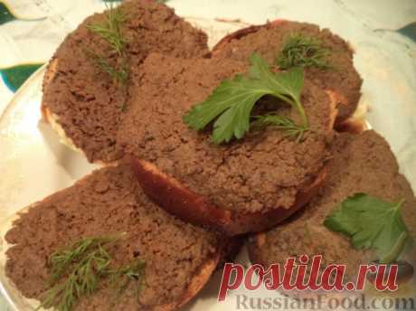 Рецепт: Паштет из говяжьей печени (способ 2) на RussianFood.com