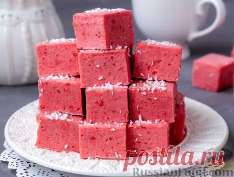 Рецепт: Конфеты из замороженной клубники на RussianFood.com