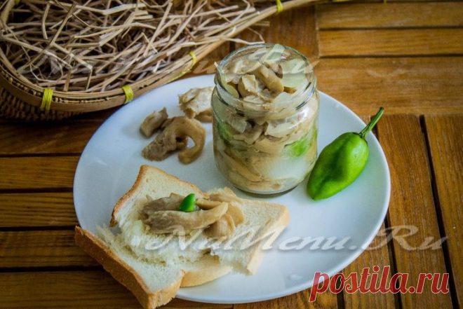 Икра из грибов: рецепт с луком и перцем