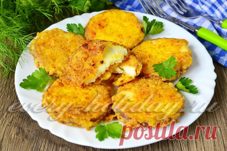 Колбасный сыр в кляре