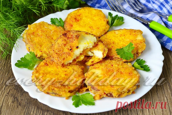 Колбасный сыр в кляре