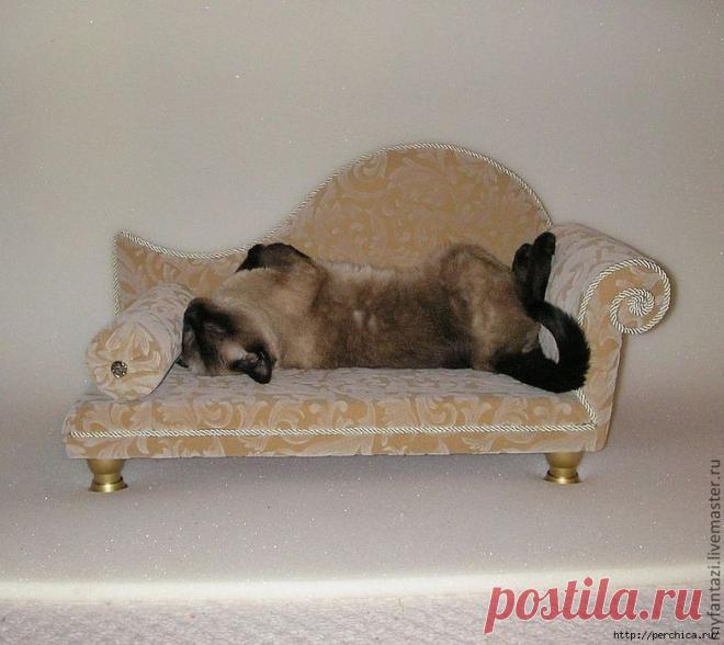 Как пошить суперский диван для любимой кошки или маленькой собачки