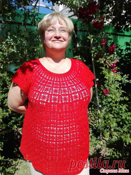 . Туника узором "Паучки" - Все в ажуре... (вязание крючком) - Страна Мам