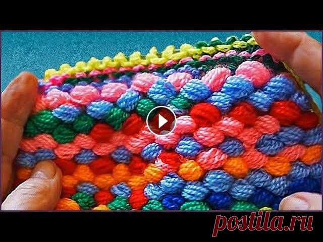 Коврик из пряжи. Пряжа помпон своими руками. Коврик крючком. Начинайте вязание из помпонной пряжи с того края, где вы начинали саму пряжу вязать, т.к. Вы сможете в конце ее продолжить вязать или распустить, если...