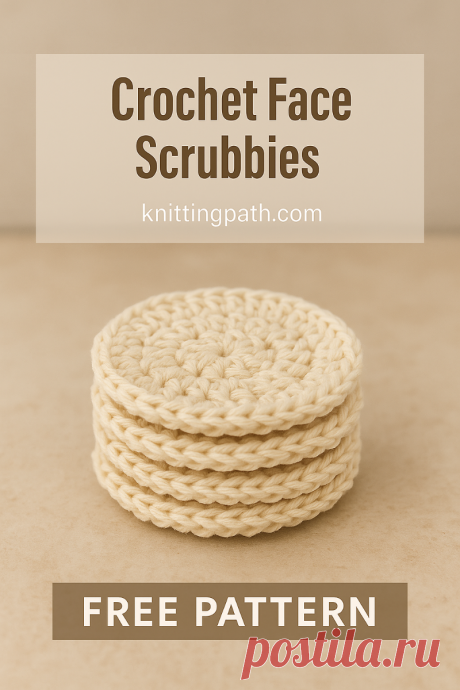Crochet Reusable Face Scrubbies