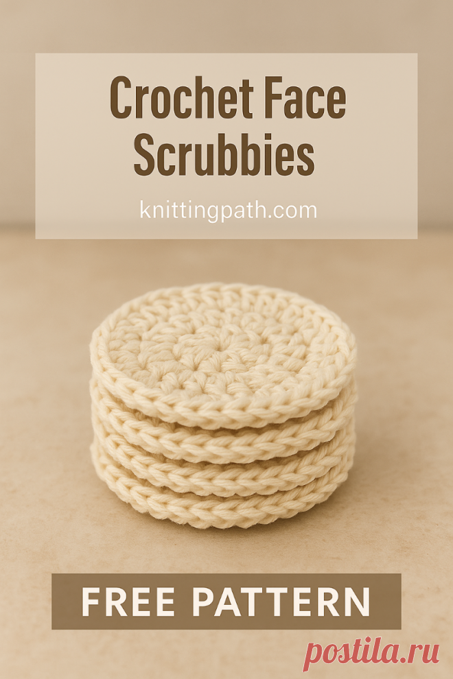 Crochet Reusable Face Scrubbies