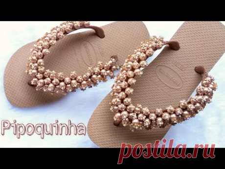Chinelo decorado PIPOQUINHA