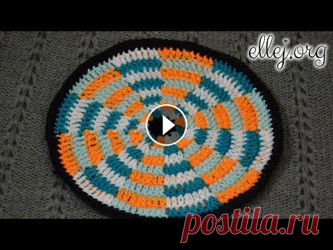 ♦ Подставка под горячее крючком Дартс • Darts Potholder • ellej ♦ Подставка под горячее крючком Дартс • Darts Potholder • ellej...