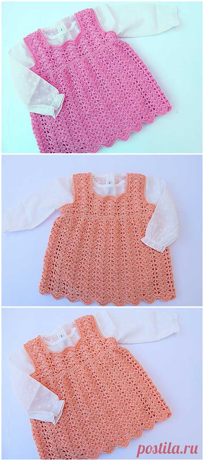 Crochet Lovely Dress For Baby - Crochet Ideas