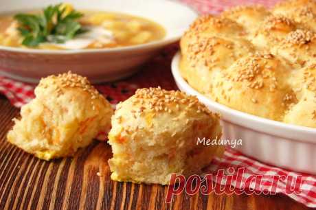 Булочки с луком и морковью / Булочки / Кукорама — вкусные рецепты!